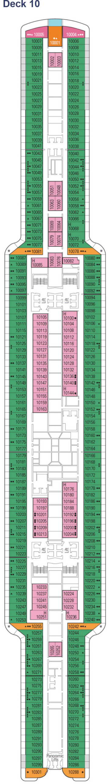 MSC Seascape Deck 10