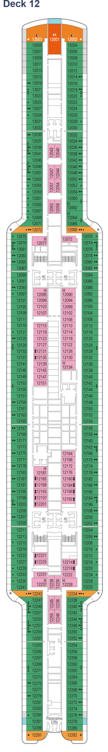MSC Seascape Deck 12