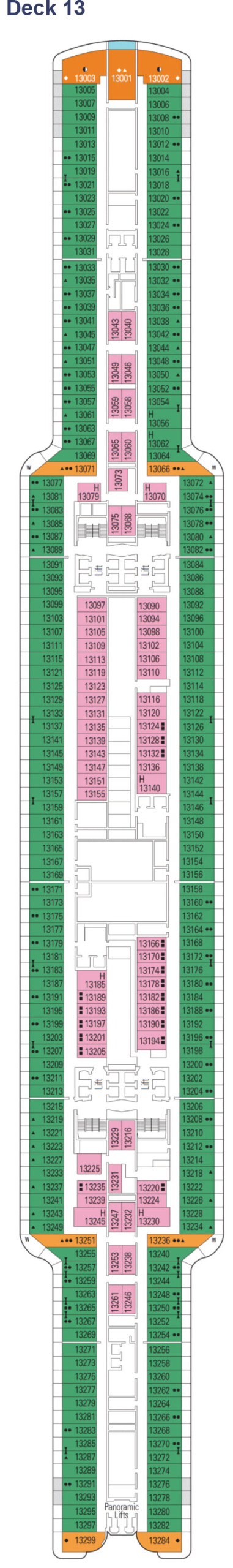 MSC Seascape Deck 13