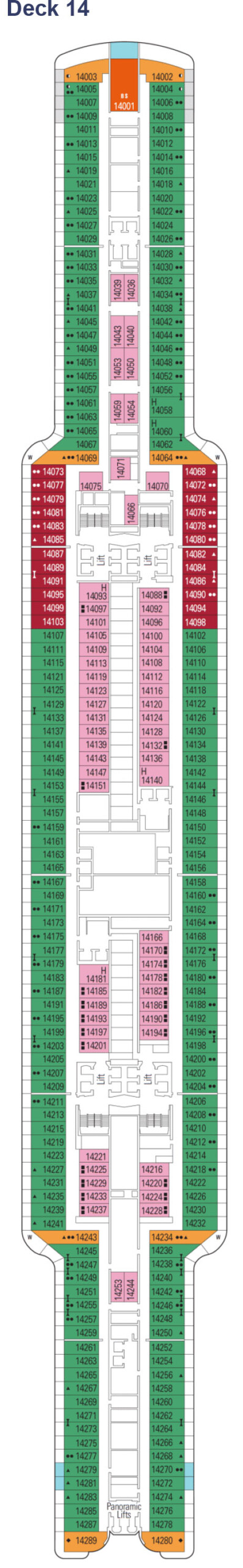 MSC Seascape Deck 14