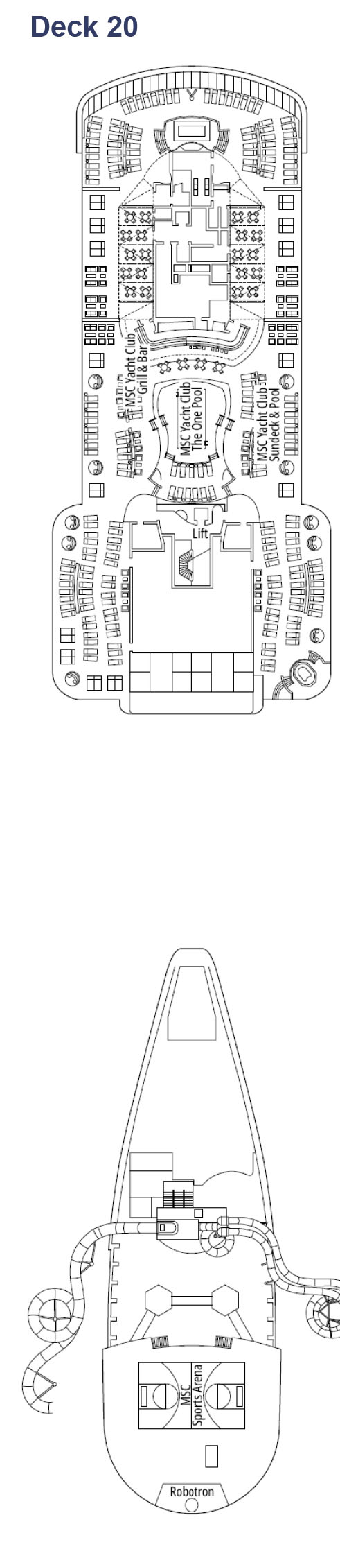 MSC Seascape deck plans PDF