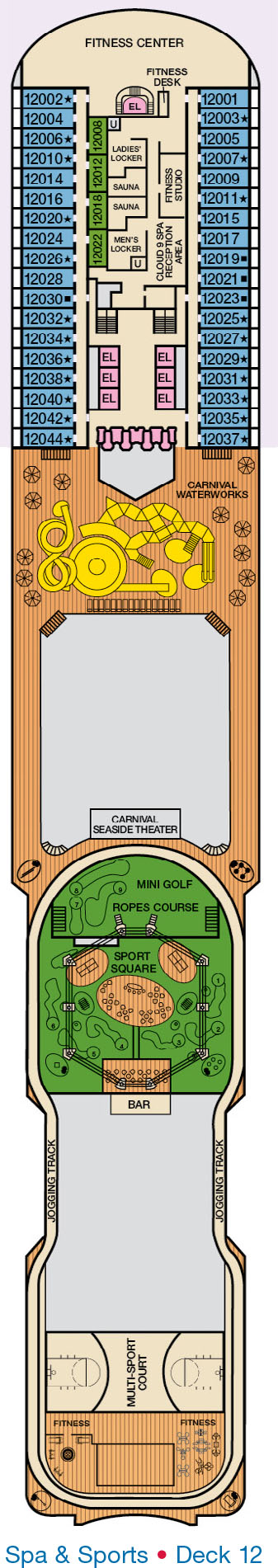 Carnival Breeze Deck 12 Carnival Breeze Deck 12