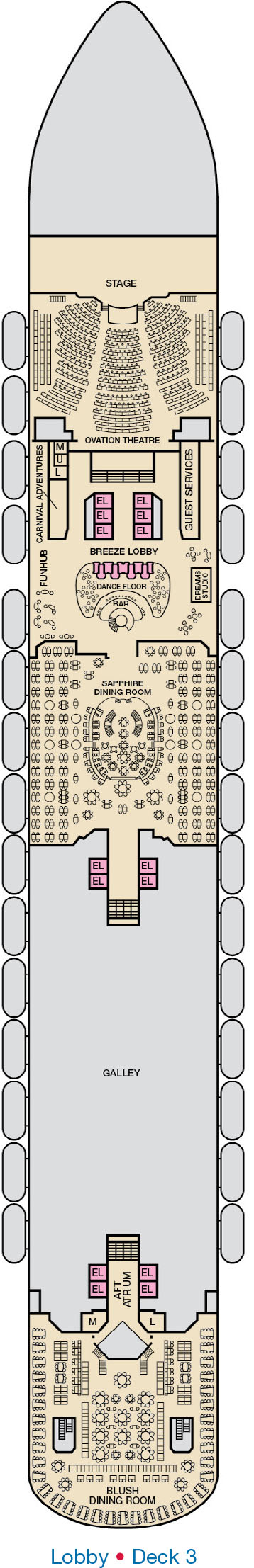 Carnival Breeze Deck 3 Carnival Breeze Deck 3