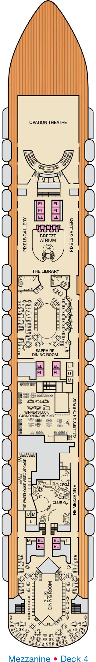 Carnival Breeze Deck 4