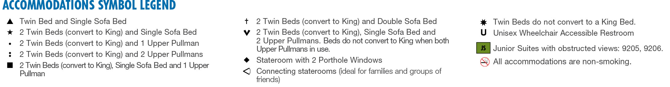 Carnival Breeze Deck Plan Symbols