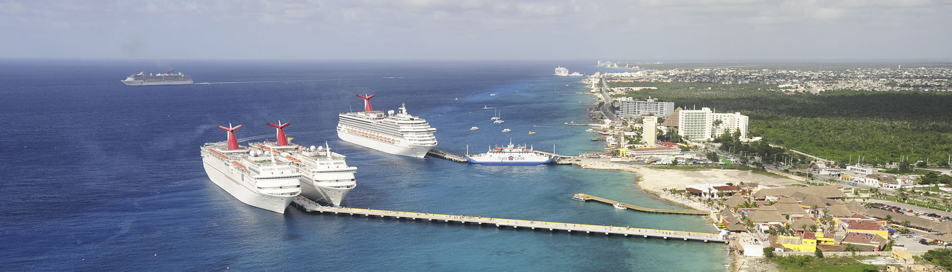 Carnival Ships Docked in Cozumel