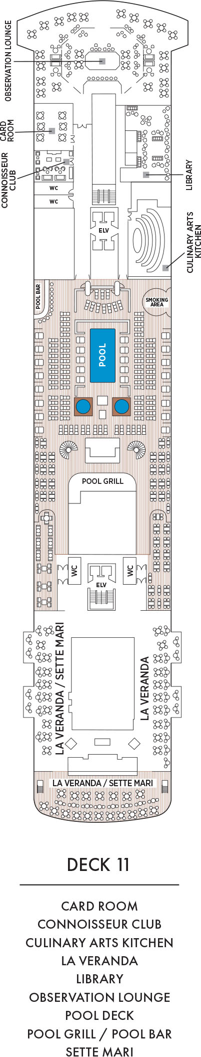 Seven Seas Splendor Deck 11 Seven Seas Splendor Deck 11
