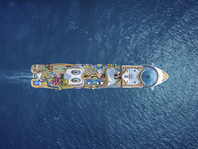 Icon of the Seas Aerial
