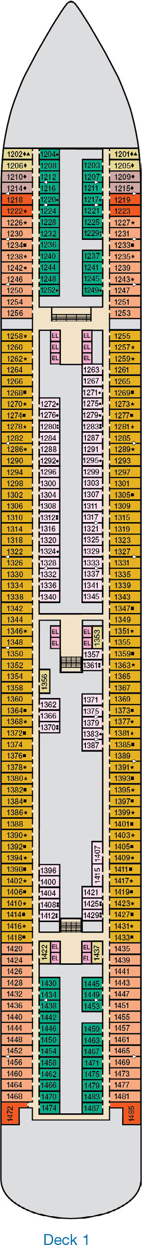 Carnival Horizon Deck 1