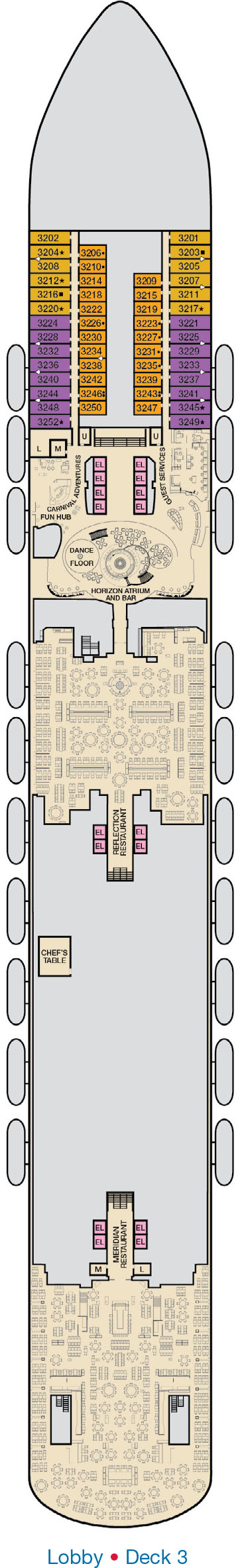 Carnival Horizon Deck 3
