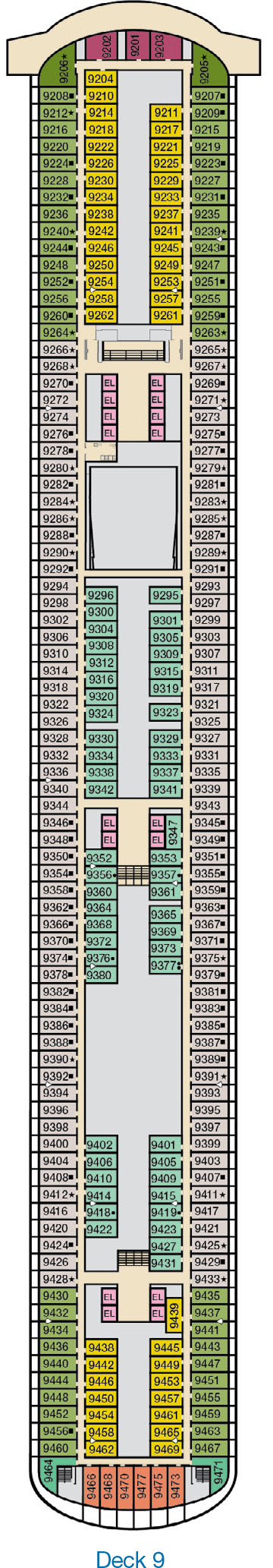 Carnival Horizon Deck 9