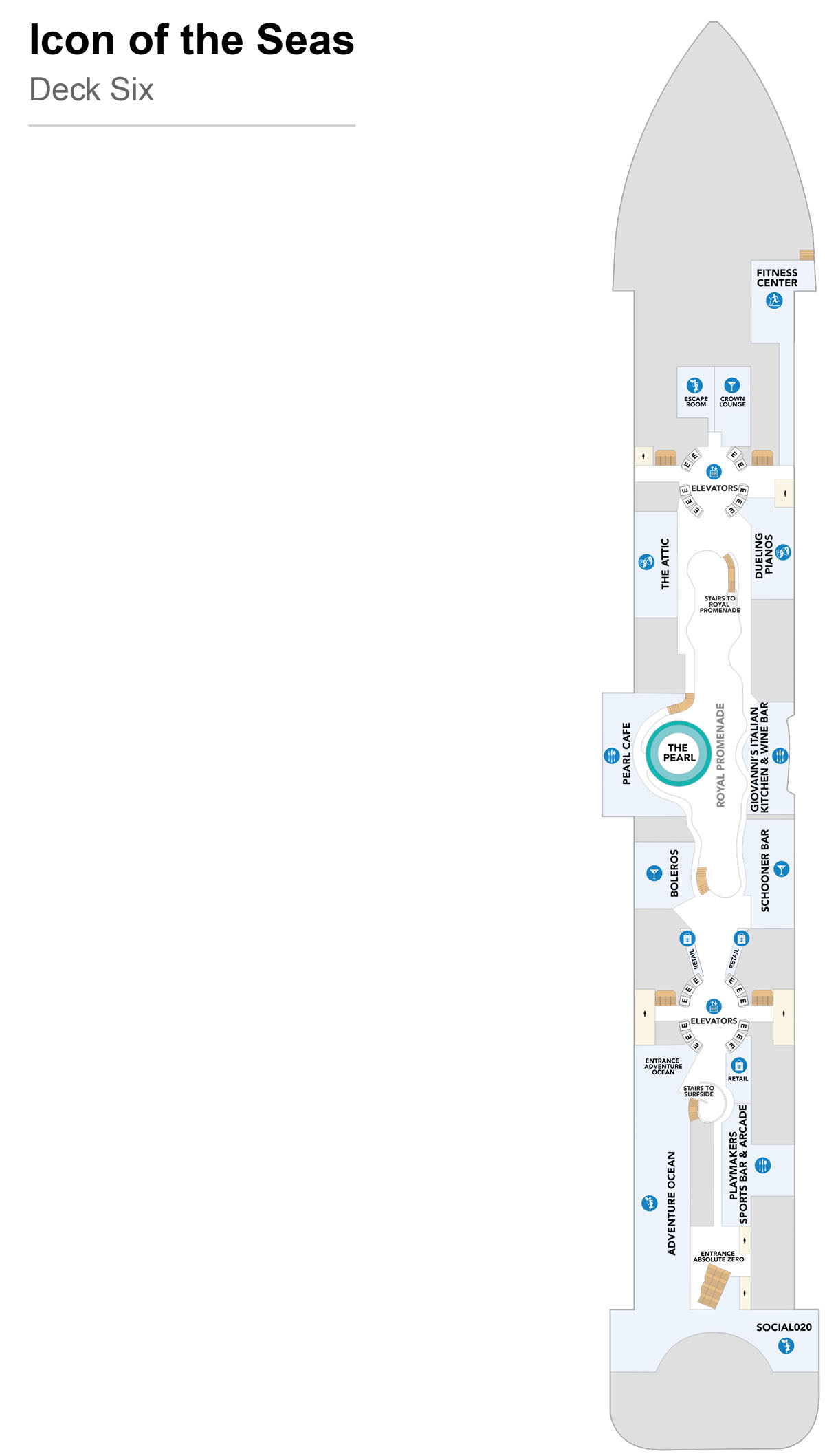 Icon of the Seas Deck 6