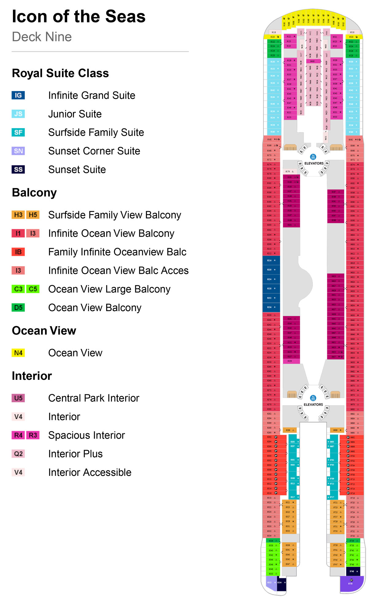 Icon of the Seas Deck 9