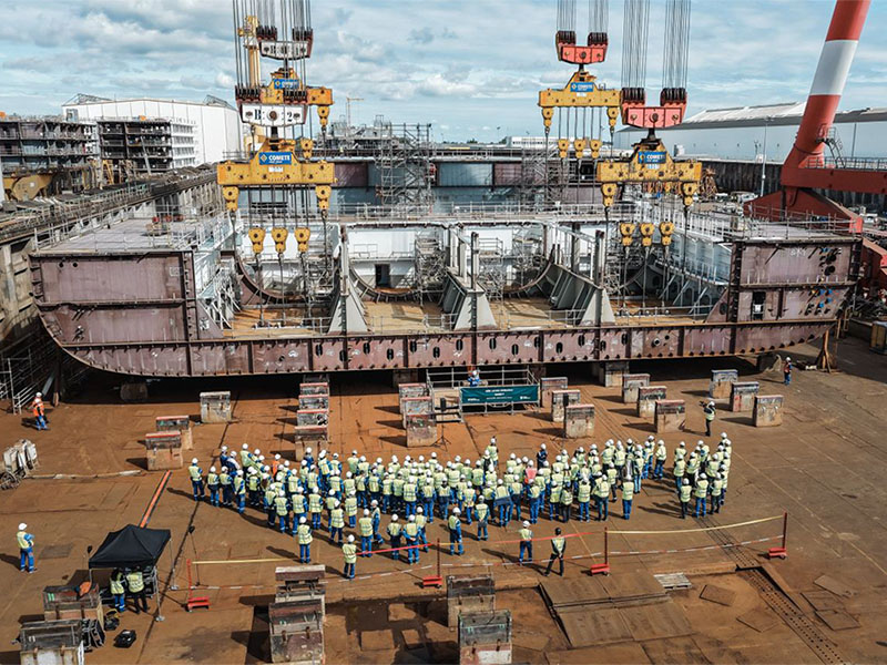 Seventh Oasis Class Ship Being Built