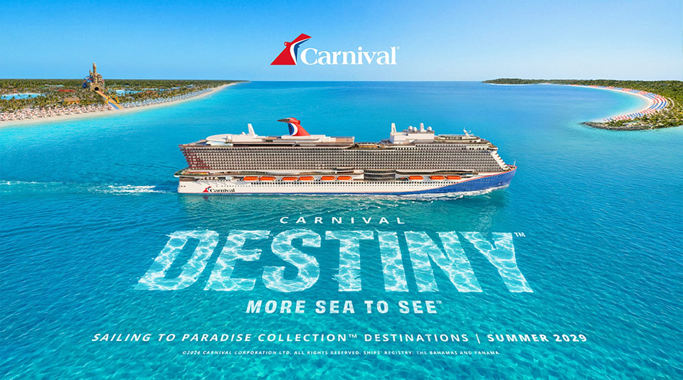 Carnival Destiny coming summer 2029 Carnival Destiny coming summer 2029