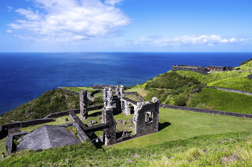 Coastline at Brimstone Hill Fortress – St. Kitts Coastline at Brimstone Hill Fortress - St. Kitts