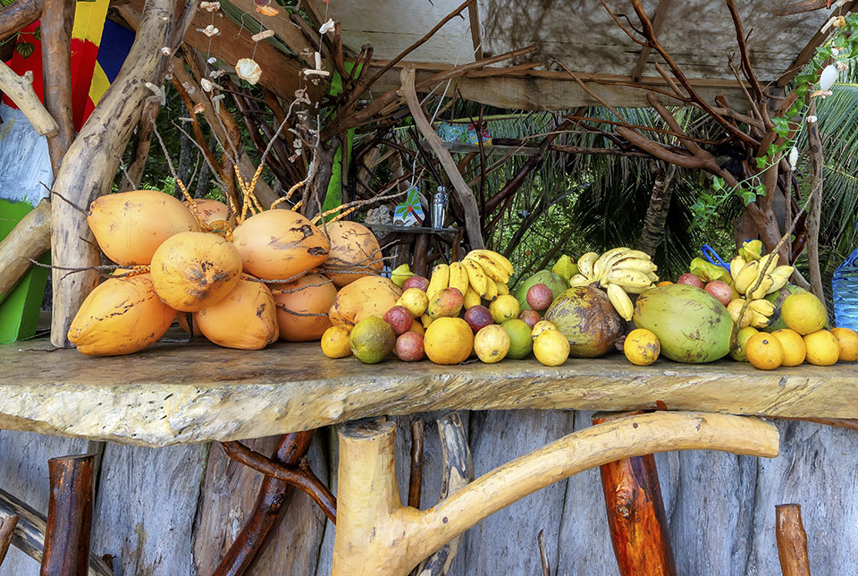 Fruit at a Beach Bar Fruit at a Beach Bar