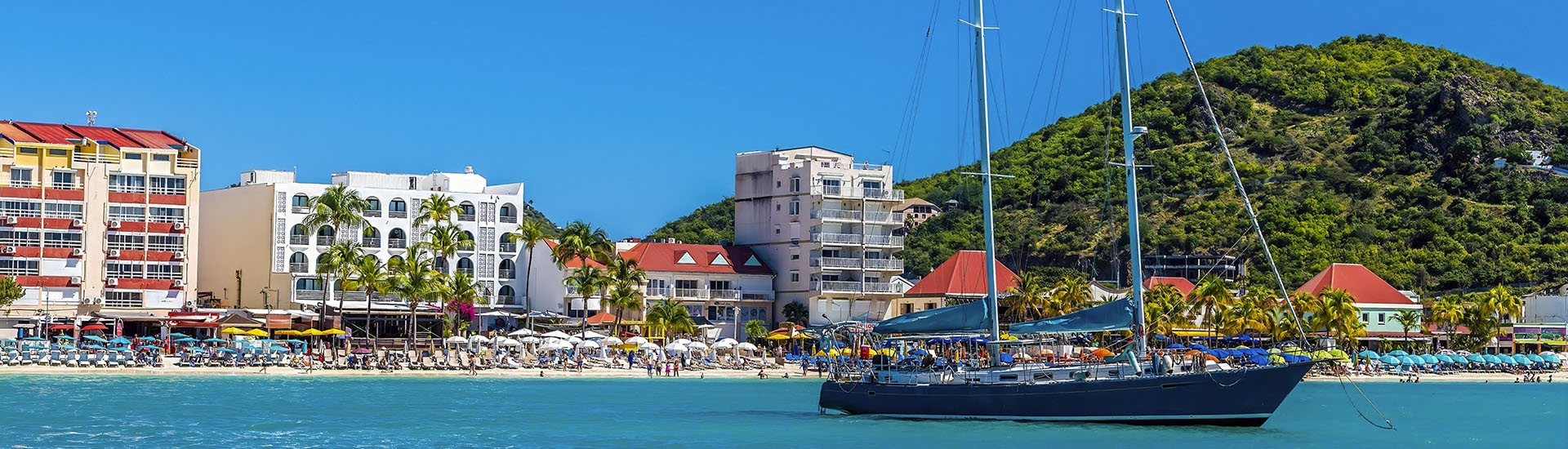 Great Bay Beach in Philipsburg, St. Maarten
