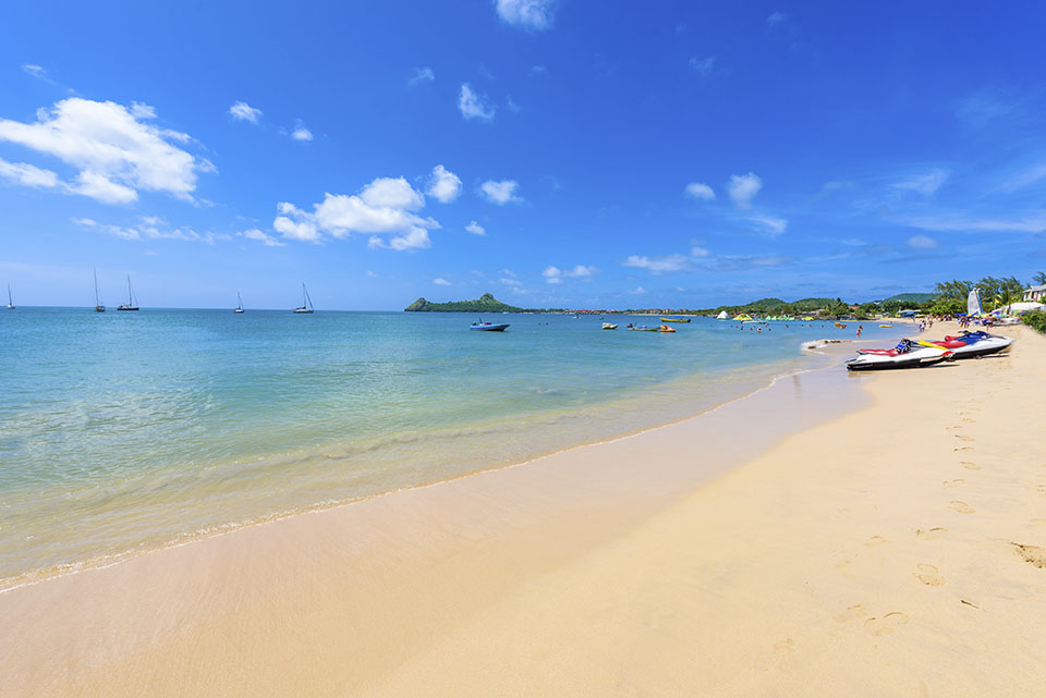 Reduit Beach, St. Lucia
